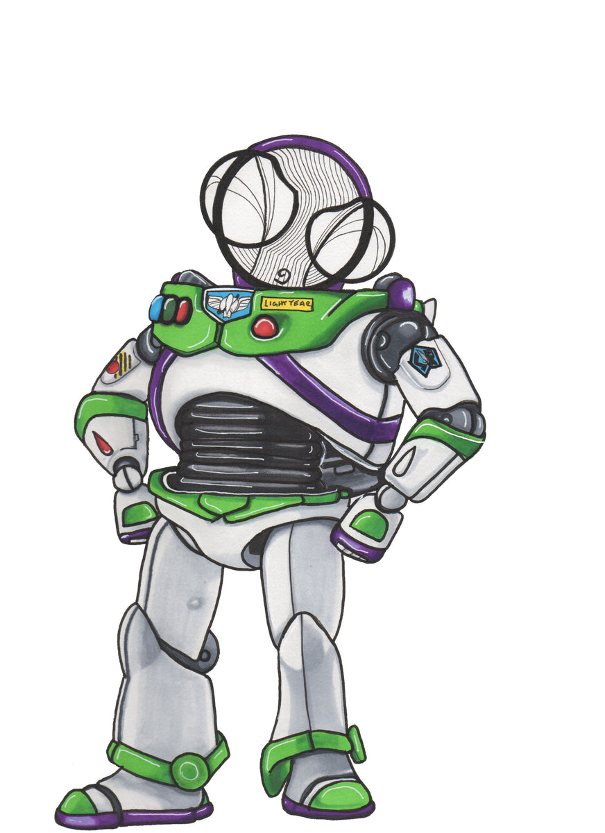 Buzz Lightyear Art Print – Harth Creations - Main Image