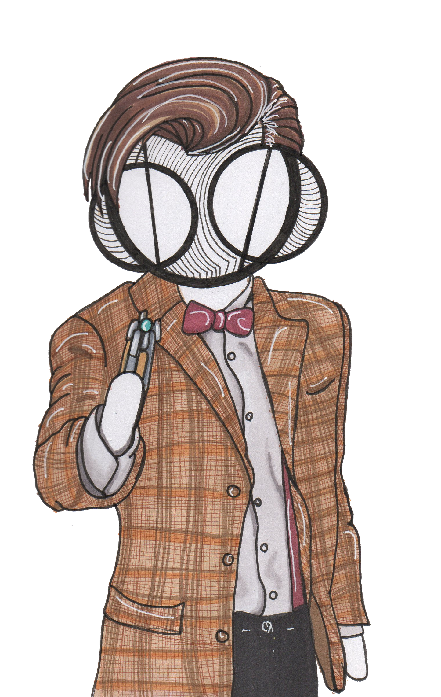 Doctor Who 11th Dr art print by hannah arthur