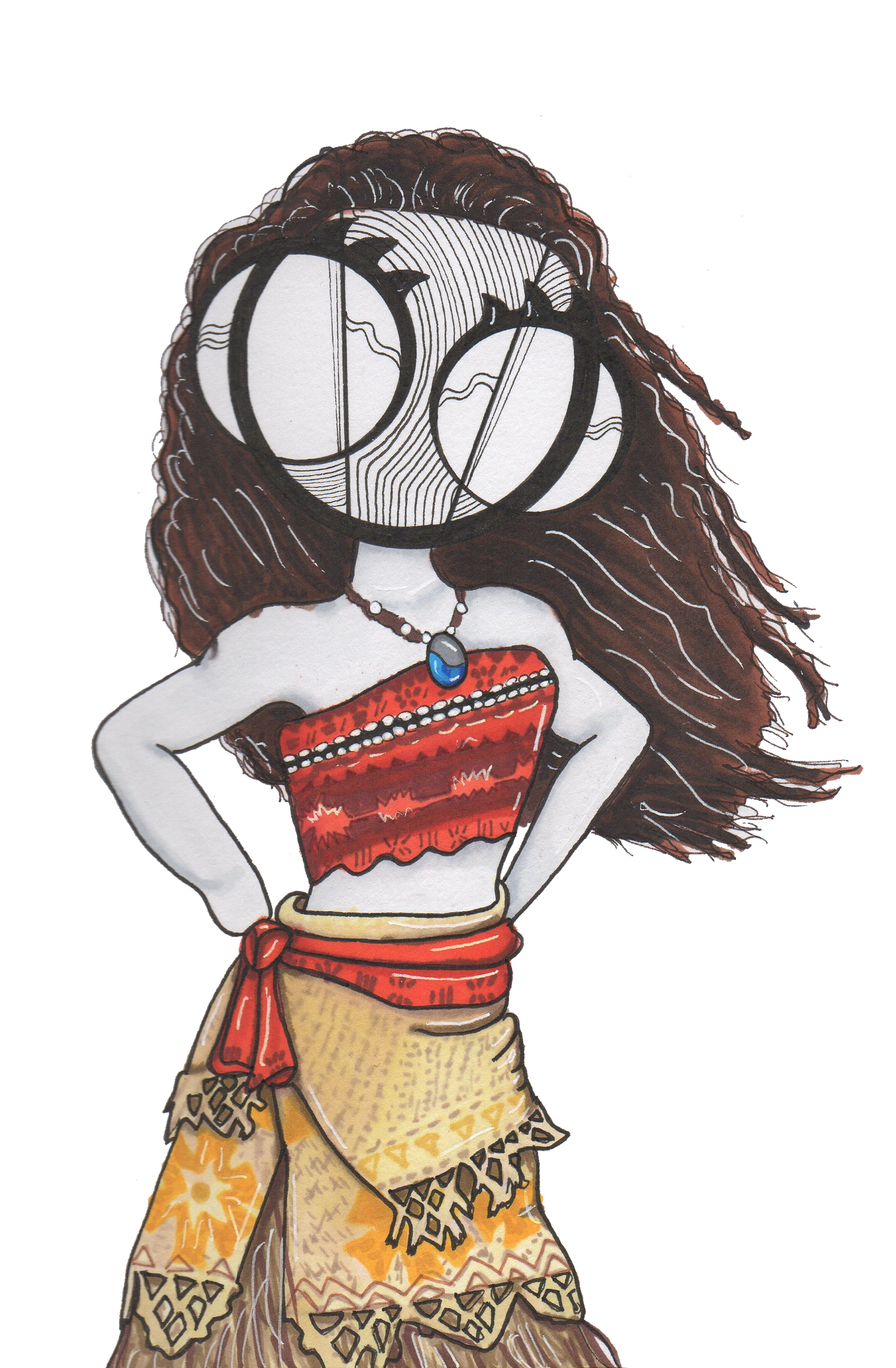 Moana Art print by hannah arthur