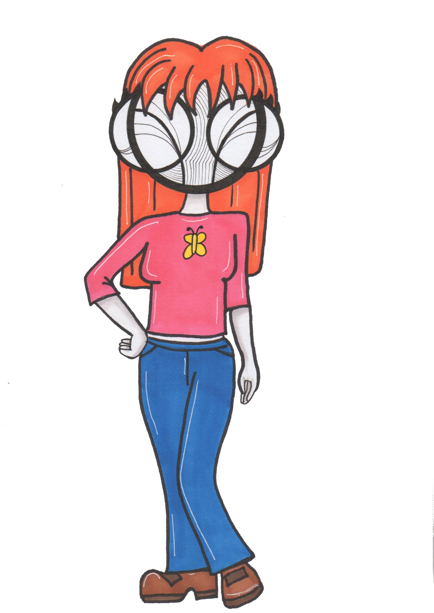 Darias Quinn Morgendorffer art print by hannah arthur