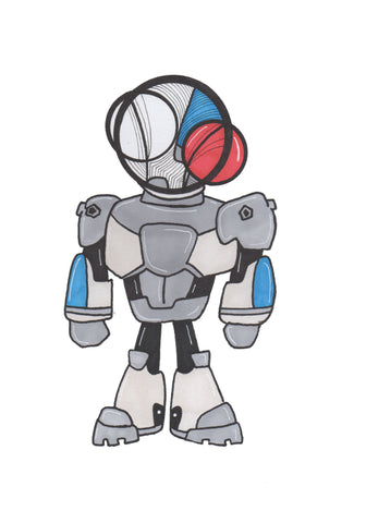 Teen Titans Go Cyborg Art Print by Hannah Arthur