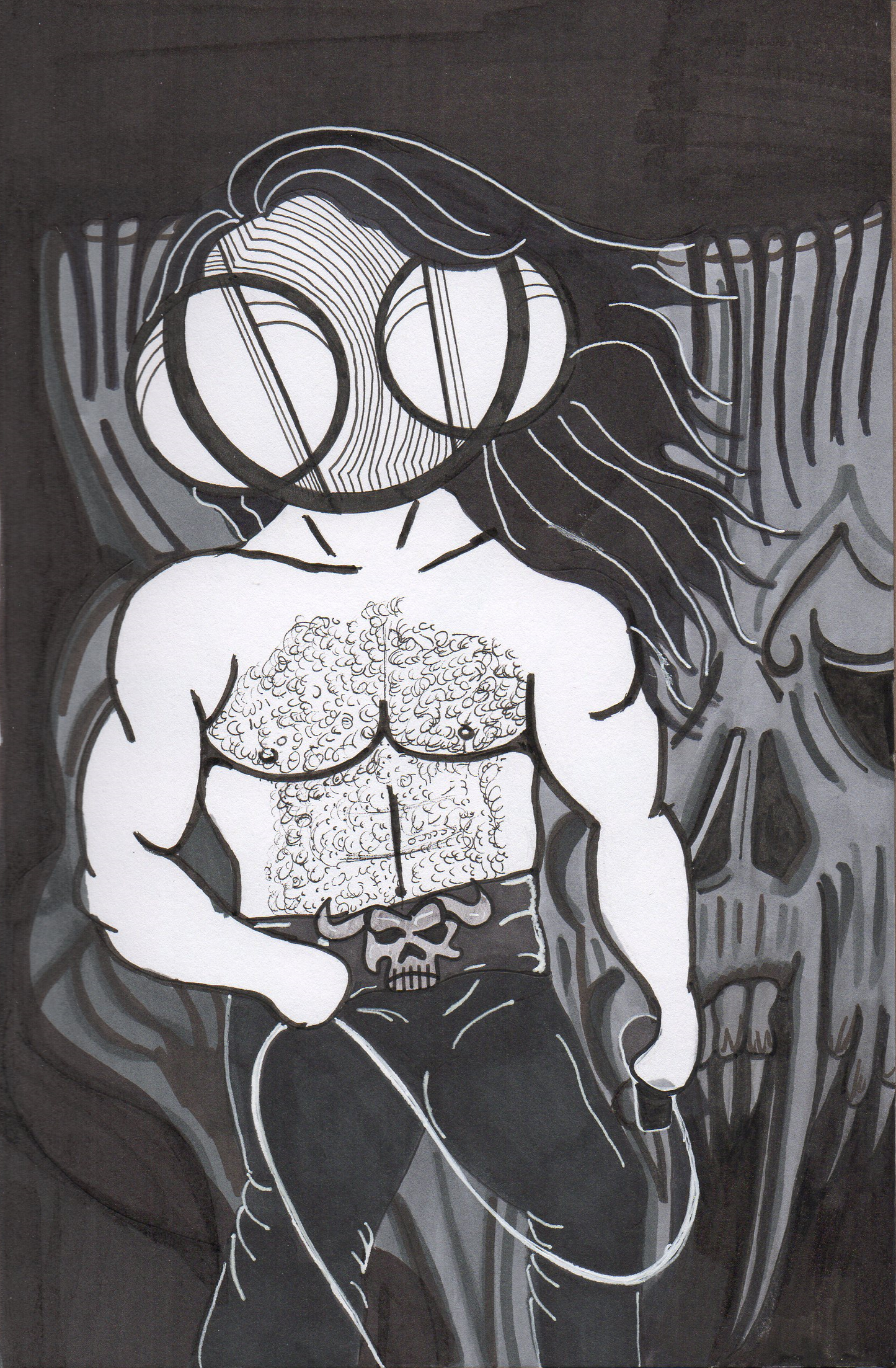 Glen Danzig art print by hannah arthur