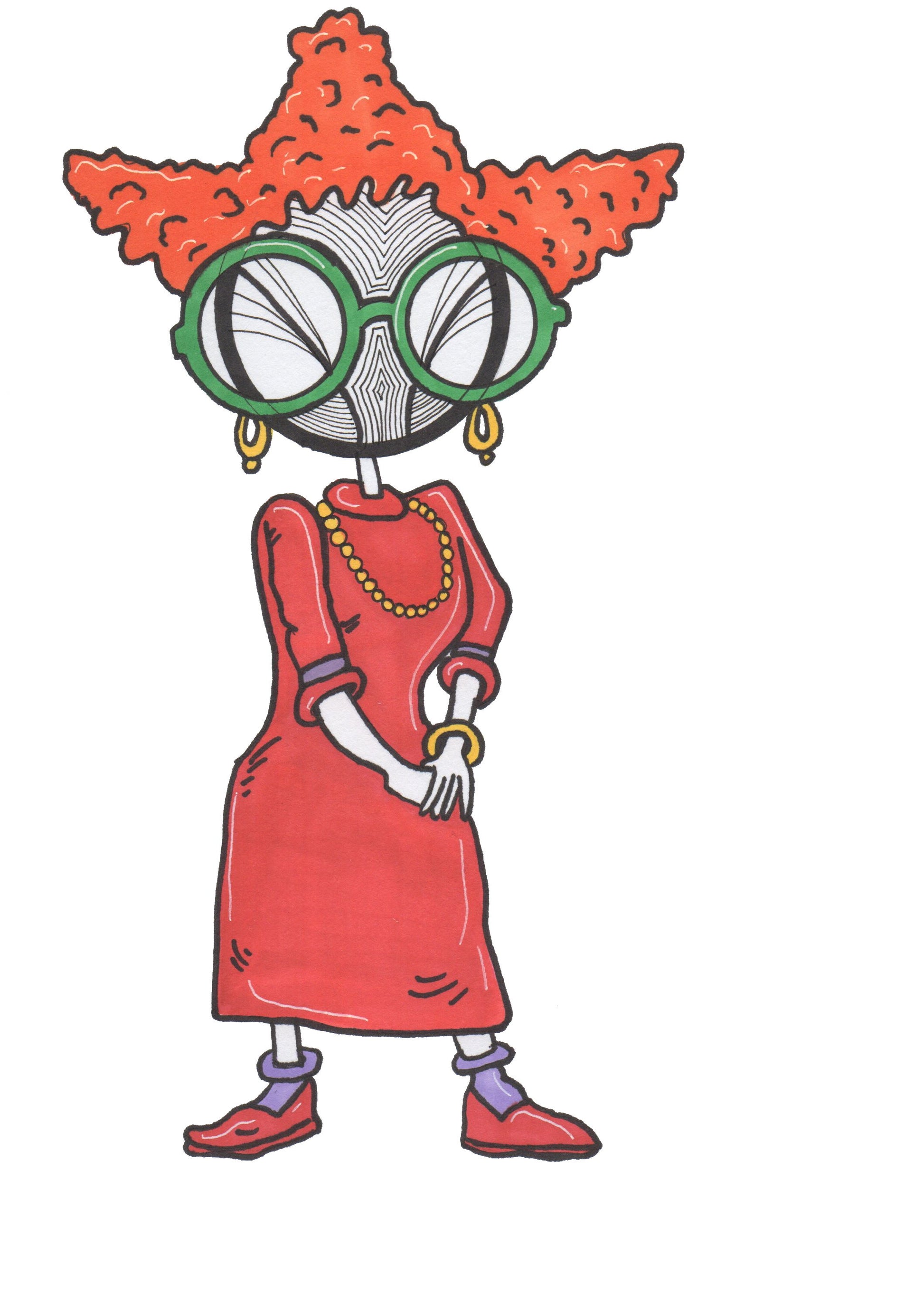 Rugrats Didi Pickles art print by hannah arthur