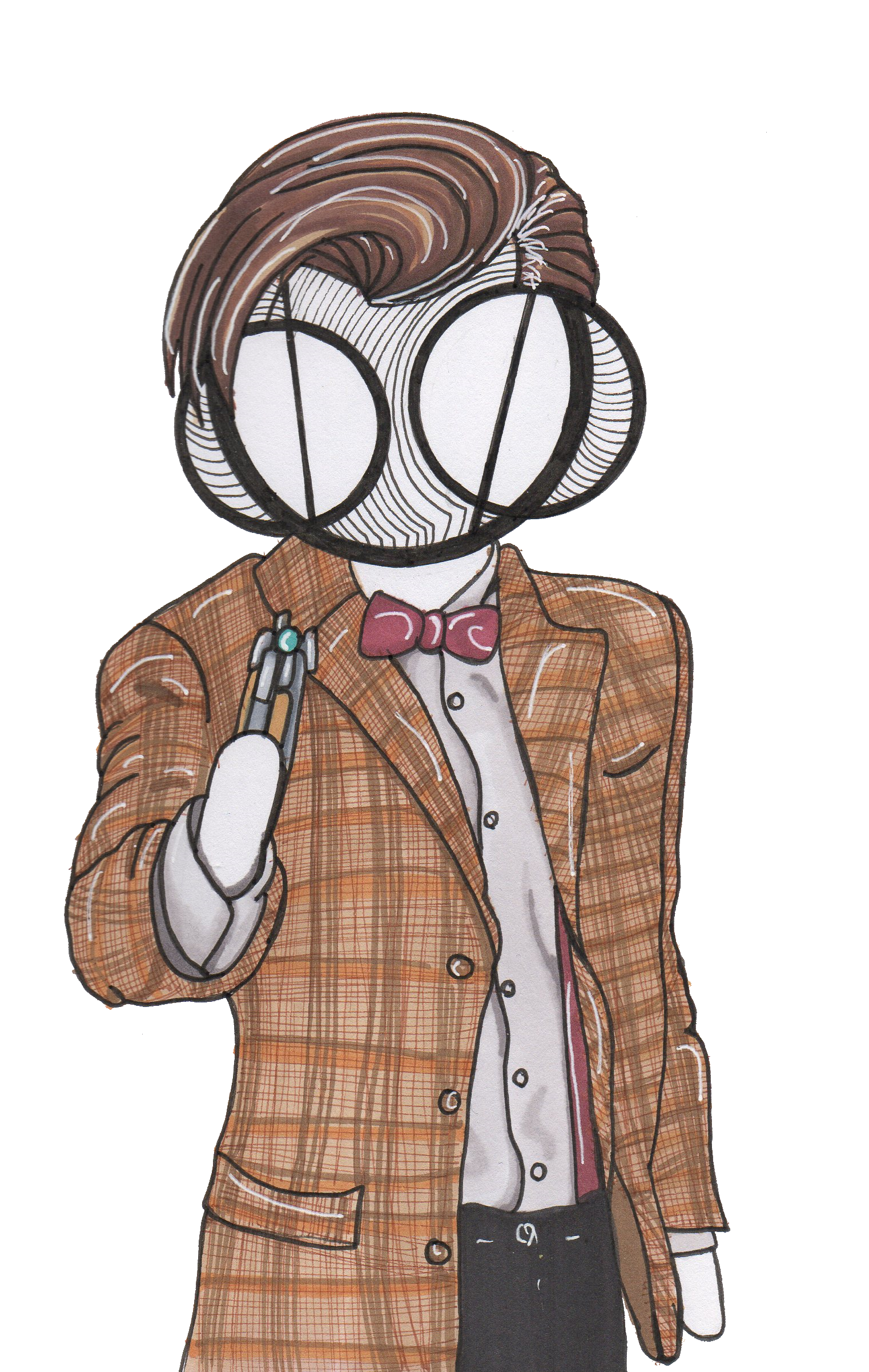 Doctor Who 11th Dr art print by hannah arthur