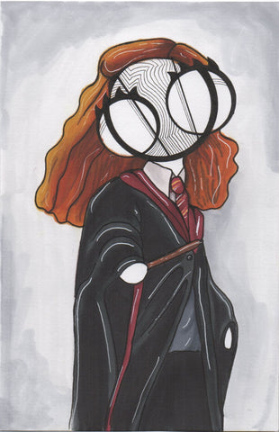 harry potter hermione granger art print by hannah arthur