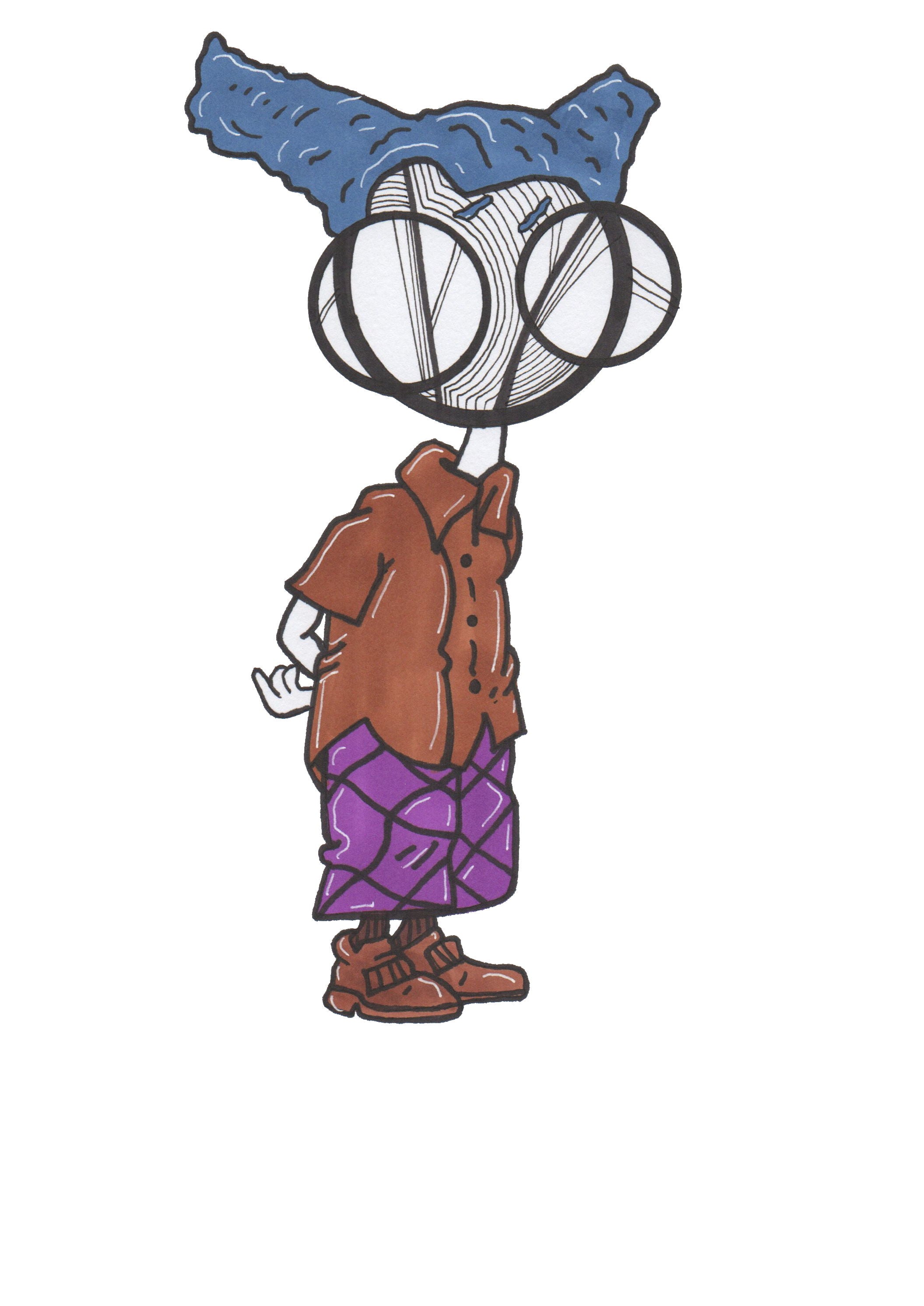 Rugrats Howard DeVille art print by hannah arthur