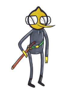 Adventure Time Earl of Lemongrab Art Print by Hannah Arthur