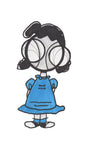 Peanuts Lucy van Pelt art print by hannah arthur