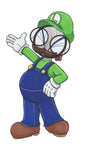 Ninetendo Luigi Mario art print by hannah arthur