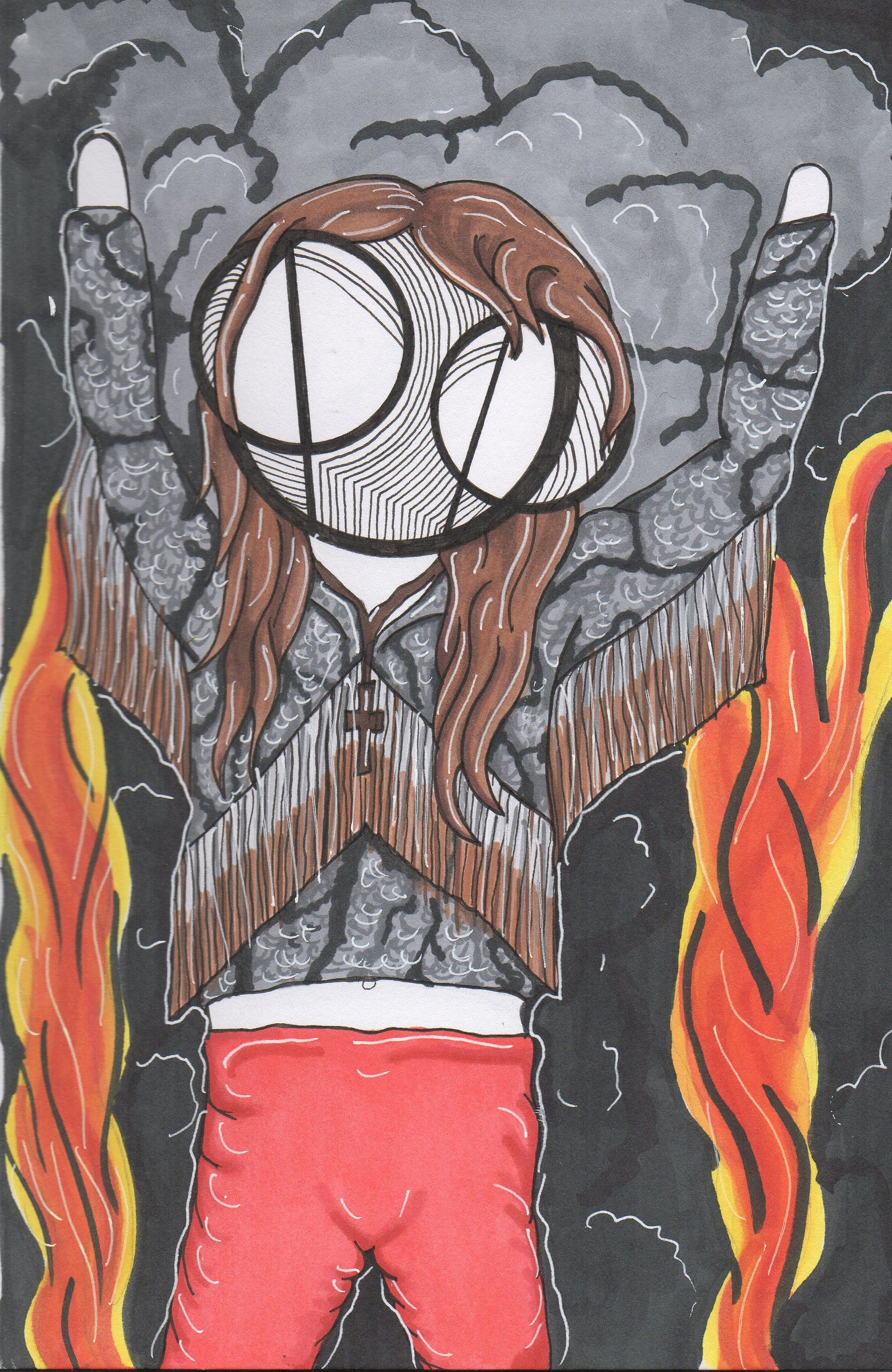 Rock God Ozzy Osbourne art print by hannah arthur