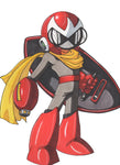 Protoman Art Print by hannah arthur