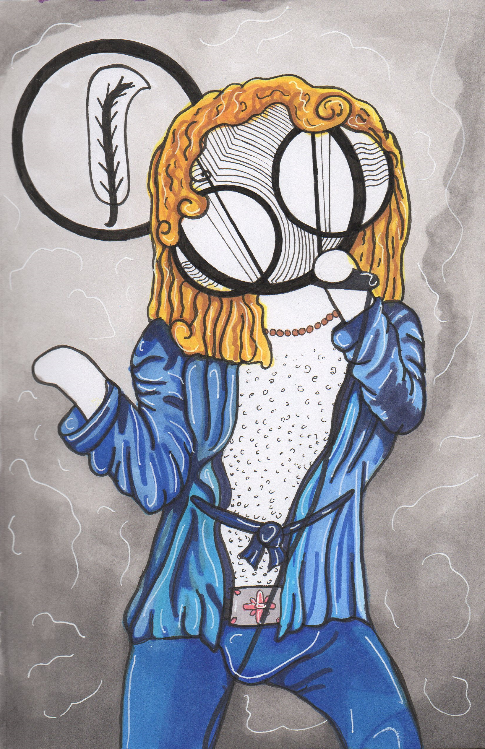 Led Zeppelin Robert Plant art print by hannah arthur