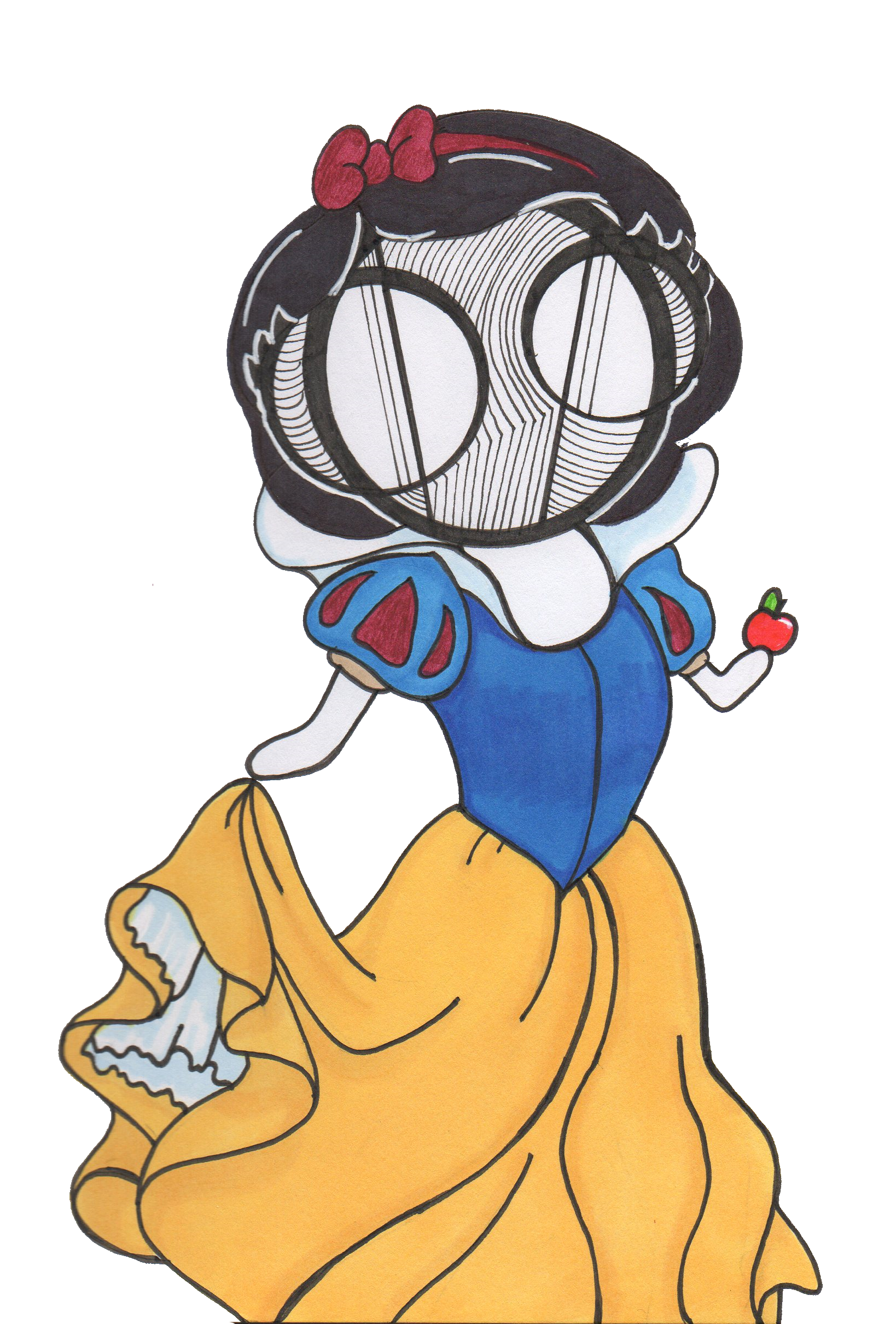 Snow White Art Print by hannah arthur