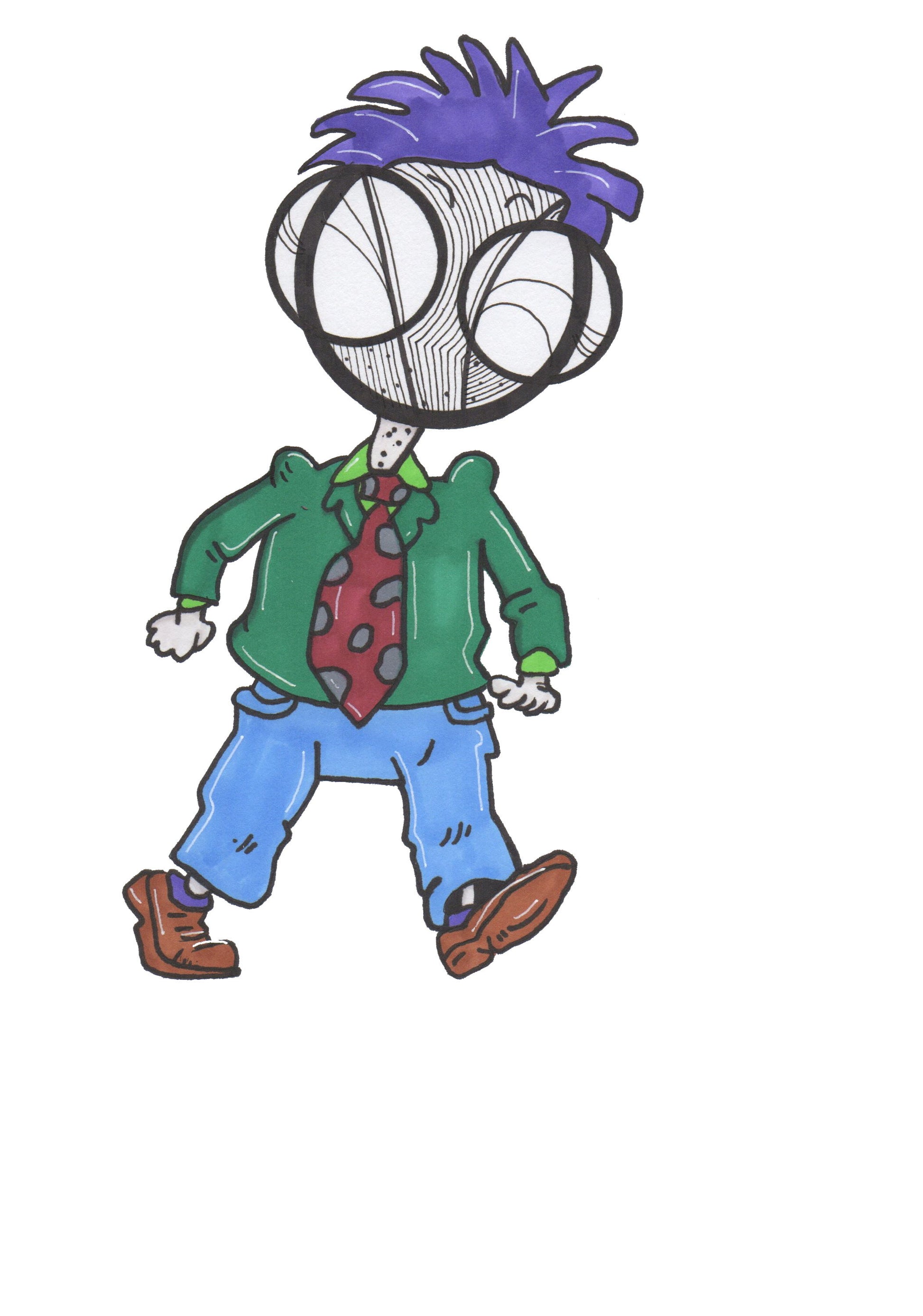 Rugrats Stu Pickles Art Print by hannah arthur