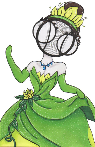 Princess & The Frog Tiana Art Print by Hannah Arthur