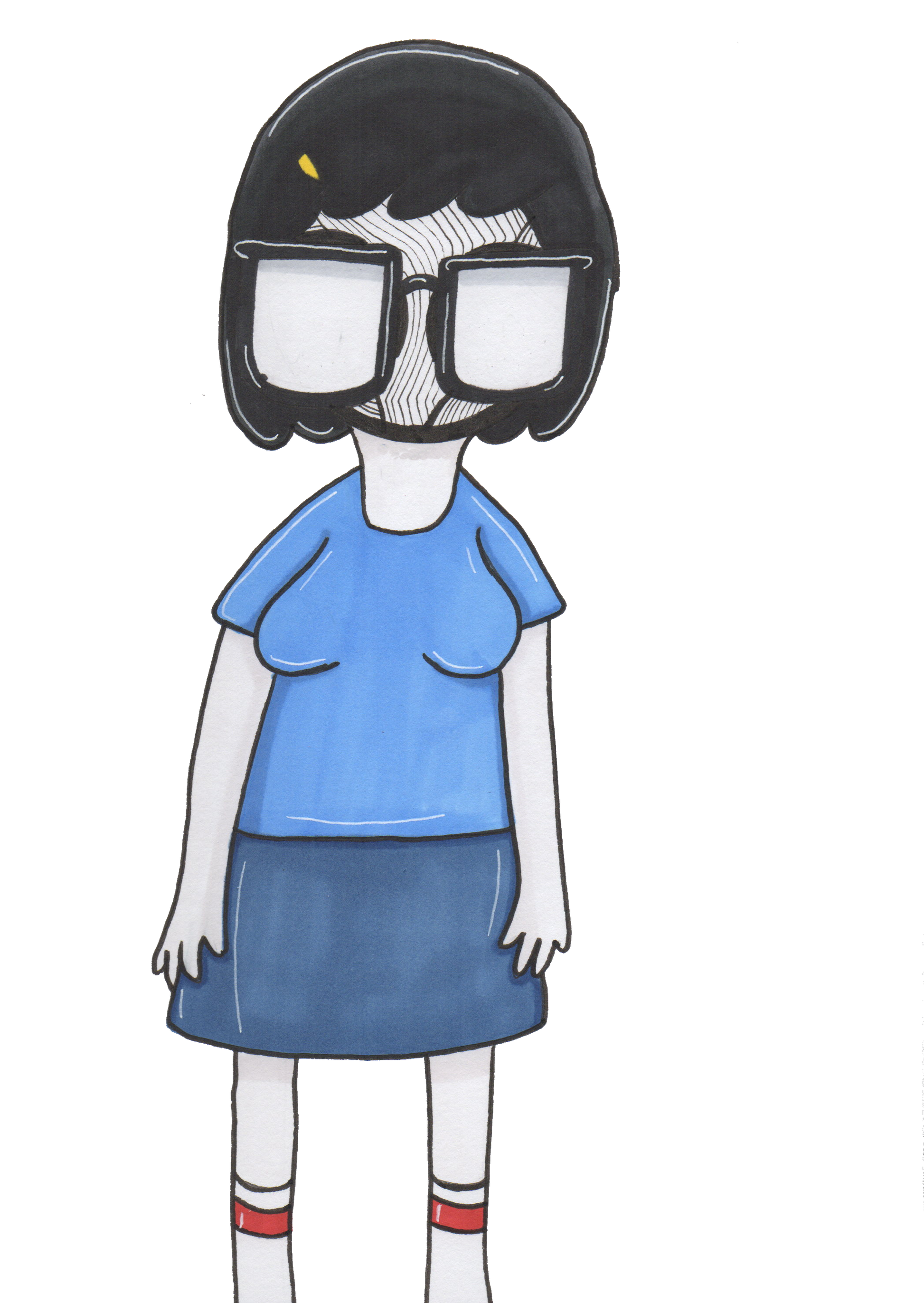Bob's Burgers Tina Belcher Art Print by Hannah Arthur