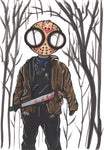 Friday the 13th Jason Voorhees Art Print by hannah arthur