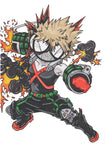 My hero Academia katsuki bakugou art print by hannah arthur