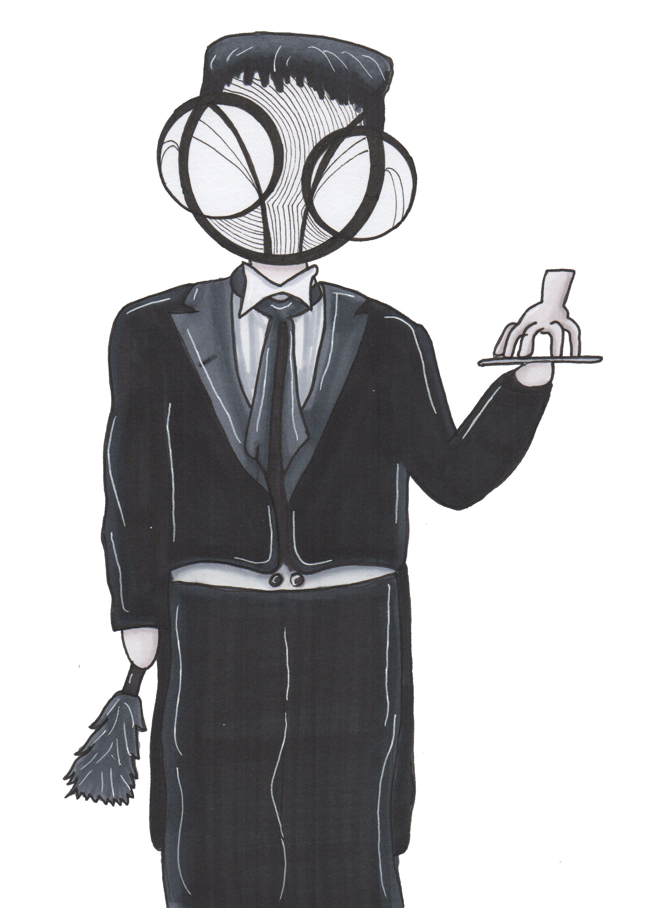 Addams Family Lurch art print by hannah arthur