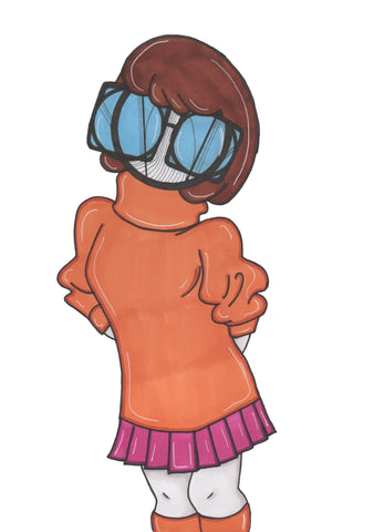 Scooby Doo Velma Dinkley Art Print by Hannah Arthur